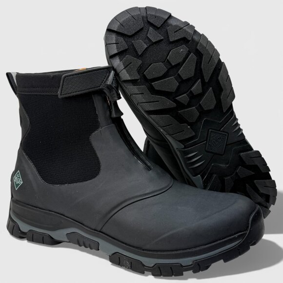 Muck Boot Men\'s Apex Mid Zip Waterproof Hiking Boots Black Size 14 AXMZ-000 NIB main image 10